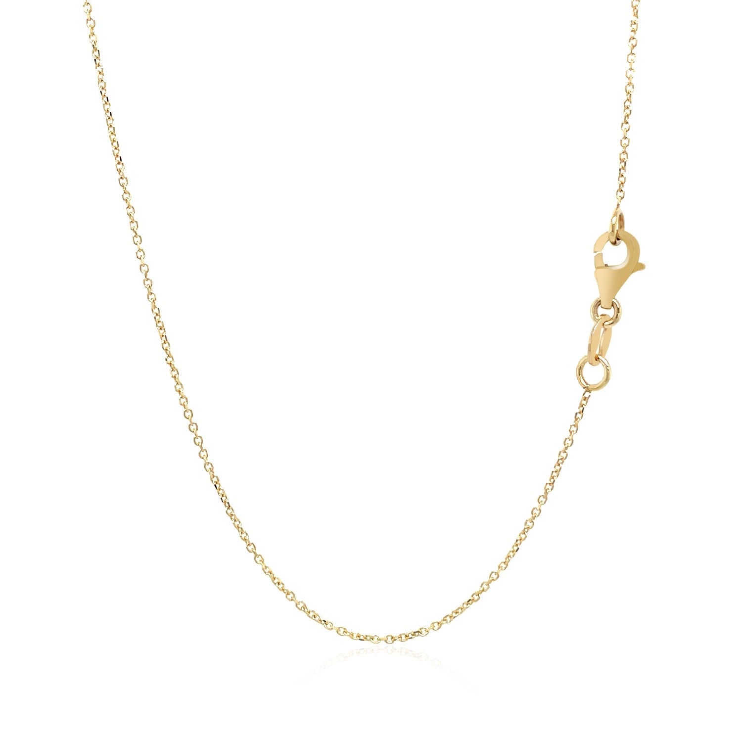 14k Yellow Gold Necklace with Interlocking Petite Rectangles - Coolpeacock