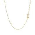 14k Yellow Gold Necklace with Round Diamond Charms - Coolpeacock