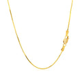 14k Yellow Gold Octagonal Shiny Snake Chain (0.85 mm) - Coolpeacock