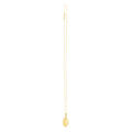 14k Yellow Gold Oval North Star Locket Necklace - Coolpeacock