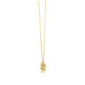 14k Yellow Gold Panther Head Necklace - Coolpeacock