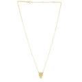 14k Yellow Gold Panther Head Necklace - Coolpeacock