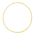 14k Yellow Gold Paperclip Chain Necklace - Coolpeacock