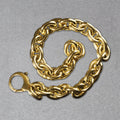 14k Yellow Gold Polished Cable Link Necklace - Coolpeacock