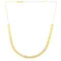 14k Yellow Gold Polished Heart Link Chain Necklace - Coolpeacock