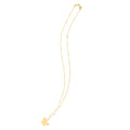 14k Yellow Gold Ppillon Butterfly Necklace - Coolpeacock