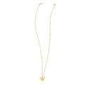 14k Yellow Gold Ppillon Butterfly Necklace - Coolpeacock