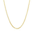 14k Yellow Gold Rolo Chain (2.50 mm) - Coolpeacock
