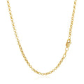 14k Yellow Gold Rolo Chain (2.50 mm) - Coolpeacock