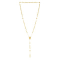 14K Yellow Gold Rosary Necklace - Coolpeacock