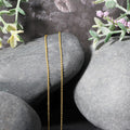 14k Yellow Gold Round Cable Link Chain (1.20 mm) - Coolpeacock