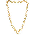 14k Yellow Gold Round Link Chain Necklace - Coolpeacock