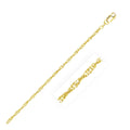 14k Yellow Gold Singapore Chain (2.10 mm) - Coolpeacock