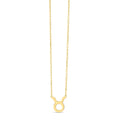 14K Yellow Gold Taurus Necklace - Coolpeacock
