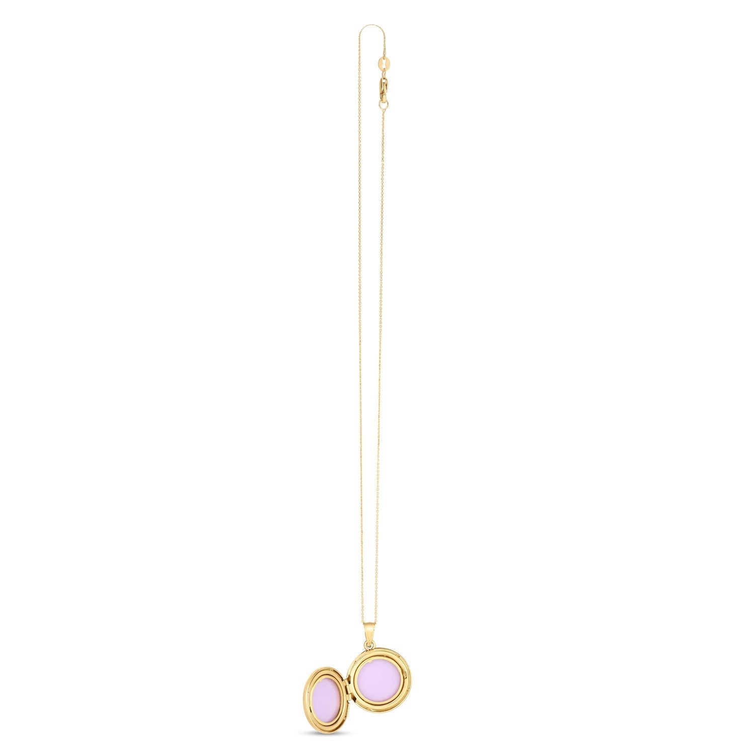 14k Yellow Gold Tree of Life Locket Necklace - Coolpeacock