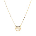 14K Yellow Gold Tree of Life Necklace - Coolpeacock