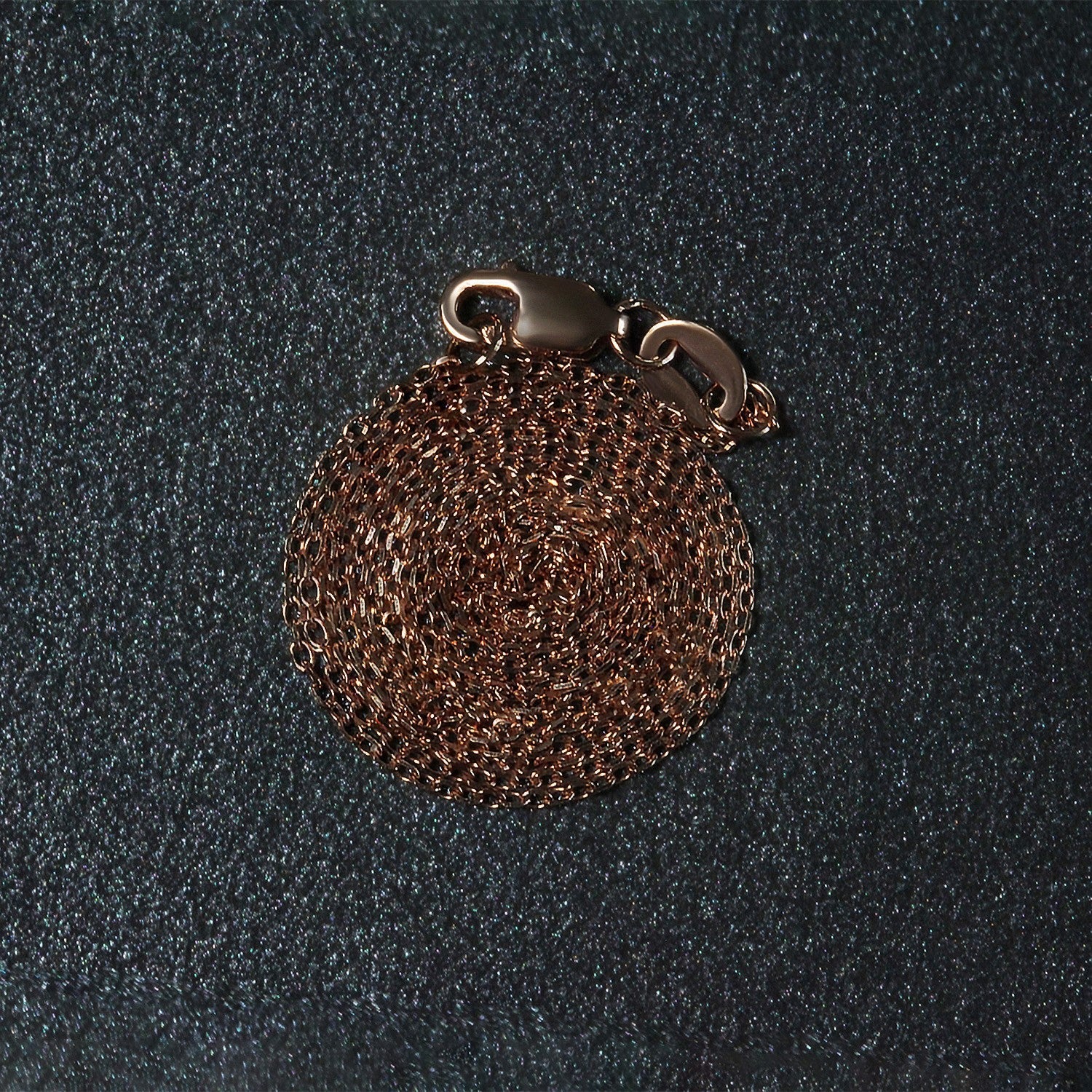 18k Rose Gold Diamond Cut Cable Link Chain (0.75 mm) - Coolpeacock