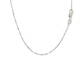 18k White Gold Box Chain 0.6mm (0.60 mm) - Coolpeacock