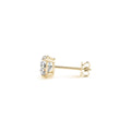 2 cttw Certified IGI Lab Grown Round Diamond Stud Earrings 14k Yellow Gold (G/VS2) - Coolpeacock