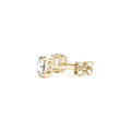 3 cttw Certified IGI Lab Grown Round Diamond Stud Earrings 14k Yellow Gold (G/VS2) - Coolpeacock