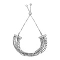 Adjustable Multi Chain Bracelet in Sterling Silver (15.00 mm) - Coolpeacock