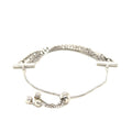 Adjustable Multi Chain Bracelet in Sterling Silver (15.00 mm) - Coolpeacock