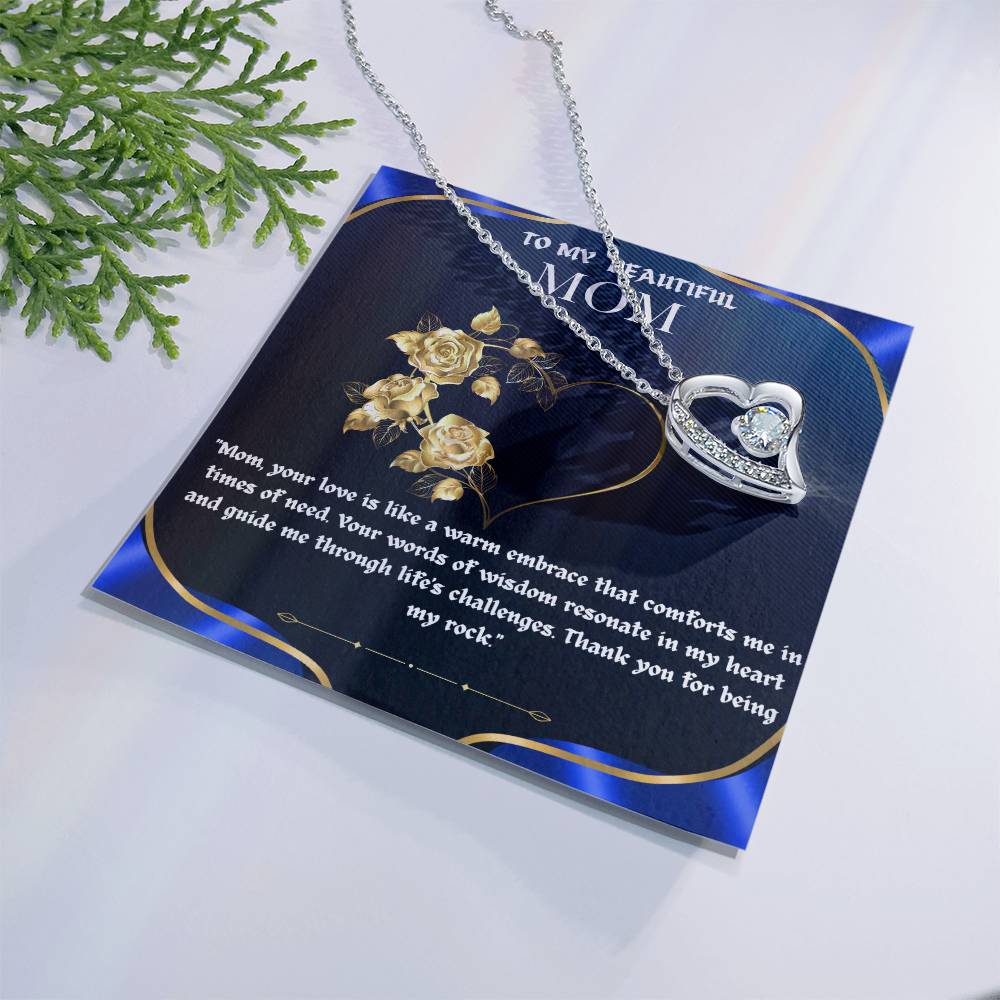Forever Love Necklace with On Demand Message Card