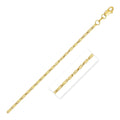 Diamond Cut Fancy Links Pendant Chain in Yellow Gold (1.50 mm) - Coolpeacock