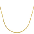 Ice Barrel Chain in 14k Yellow Gold (2.70 mm) - Coolpeacock