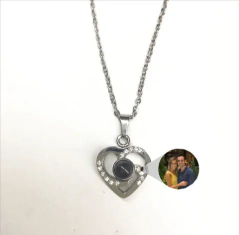 MemoryGlow S925 Silver Projection Necklace - Coolpeacock