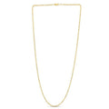 Moon Cut Bead Chain in 14k Yellow Gold (2.00 mm) - Coolpeacock