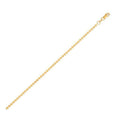 Moon Cut Bead Chain in 14k Yellow Gold (2.00 mm) - Coolpeacock