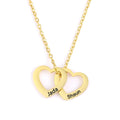 Personalized Heart Laser Pendant Necklace - Coolpeacock