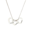 Personalized Heart Laser Pendant Necklace - Coolpeacock