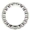 Round Cut Lab Grown Diamond Eternity Ring in 14k White Gold (2 cttw FG/VS2) - Coolpeacock