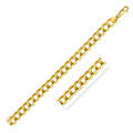 Solid Curb Chain in 14k Yellow Gold (11.23 mm) - Coolpeacock