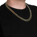 Solid Curb Chain in 14k Yellow Gold (12.18 mm) - Coolpeacock