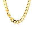 Solid Curb Chain in 14k Yellow Gold (12.18 mm) - Coolpeacock