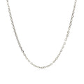 Sterling Silver Rhodium Plated Cable Chain (1.50 mm) - Coolpeacock