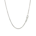 Sterling Silver Rhodium Plated Round Box Chain (1.30 mm) - Coolpeacock