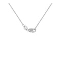 Triple Triangle Pendant with Diamonds in 14k White Gold (1/5 cttw) - Coolpeacock
